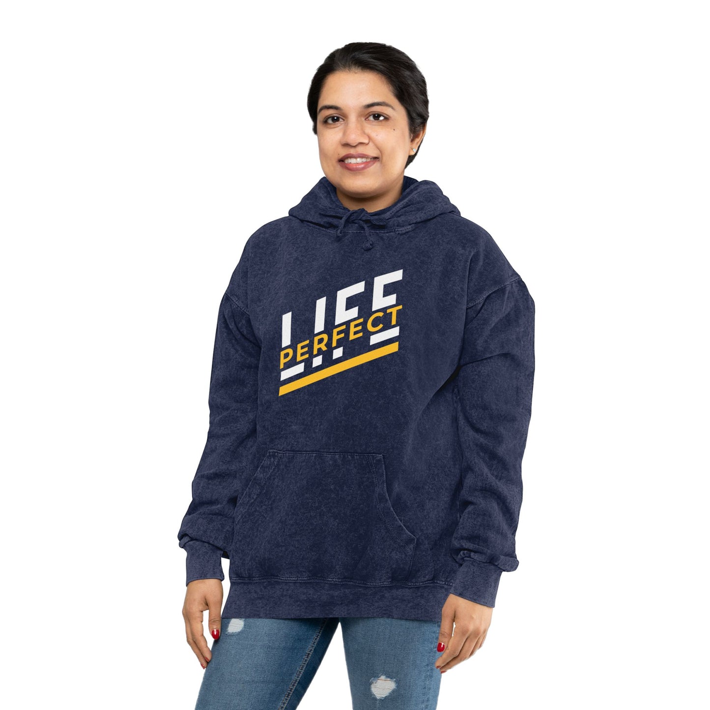 Mineral Wash Hoodie - LIFE-PERFECT Design